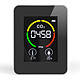 Livoo SL258 Thermomètre / hygromètre avec grand écran LCD, horloge, alarme visuelle et sonore et batterie 1200 mAh