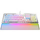 ROCCAT Vulcan II Max Linéaire Blanc (Switch Titan II Linear Optical Red) Clavier gamer - interrupteurs optiques Roccat (Switch Titan II Linear Optical Red) - rétroéclairage RGB AIMO - repose-poignets amovible - AZERTY, Français