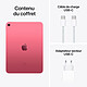Apple iPad (2022) 64 Go Wi-Fi + Cellular Rose pas cher