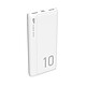 Silicon Power GP15 White 10000 mAh power bank (USB-C/MicroUSB) with 2 USB-A outputs