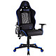 The G-Lab K-Seat Oxygen XL (Bleu) Siège en tissu pour gamer - accoudoirs 3D - dossier réglable à 150° - poids maximal 120 kg