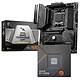 Kit Upgrade PC AMD Ryzen 9 7900X  MSI MAG B650 TOMAHAWK WIFI  Carte mère Socket AM5 AMD B650 + CPU AMD Ryzen 9 7900X (4.7 GHz / 5.6 GHz)