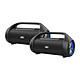 Pack estéreo Caliber HPG640BT 2 altavoces inalámbricos de 70 vatios RMS - Modo TWS - Bluetooth 5.1 - IPX5 - 6h de duración de la batería - USB/AUX/Micro - Iluminación LED multicolor