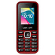Logicom Le Posh 184 Rojo Teléfono 2G Dual SIM - RAM 32 MB - 1,77" 128 x 160 - 32 MB - Bluetooth 3.0 - 600 mAh