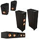 Klipsch Atmos HCS Pack RP-8060FA II Ebony 5.0.2 channel Dolby Atmos speaker package