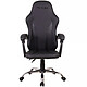 The G-Lab K-Seat Neon (Noir) Siège en simili cuir pour gamer - dossier réglable à 150° - accoudoirs fixes - poids maximal 120 kg