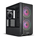 Lian Li LANCOOL 216 RGB Black Mid-tower case with tempered glass side panel, Mesh front panel, 2 x 160mm ARGB fans and 1 x 140mm fan
