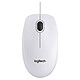 Logitech B100 Optical USB Mouse (White) Wired mouse - ambidextrous - 800 dpi optical sensor - 3 buttons