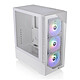 Thermaltake View 200 TG ARGB (white) Mid tower case with tempered glass walls and ARGB fans