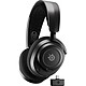 SteelSeries Arctis Nova 7 (Black) Wireless gaming headset - closed-back circumaural - Bluetooth/RF 2.4 GHz - 360° spatial audio - ClearCast noise-cancelling microphone - USB - PC/Mac/Mobile/PlayStation compatible