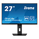iiyama 27" LED - ProLite XUB2793HSU-B5 1920 x 1080 pixel - 4 ms (da grigio a grigio) - Widescreen 16/9 - Pannello IPS - HDMI/Porta display - Pivot - Hub USB - Nero