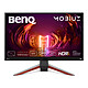 BenQ 27" LED - MOBIUZ EX270QM Ecran PC 2.5K - 2560 x 1440 pixels - 1 ms (MPRT) - 16/9 - Dalle IPS - HDR600 - 240 Hz - FreeSync Premium Pro - DP/HDMI 2.1 - Haut-parleurs - Hauteur ajustable - Hub USB - Noir/Gris