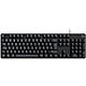 Logitech G G413 SE Gaming keyboard - mechanical touch switches - white backlight - aluminium alloy chassis - AZERTY, French