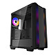 DeepCool CC560 A-RGB (Black) Mid tower case with tempered glass side window and 4 pre-installed A-RGB fans