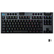 Logitech G915 Tenkeyless Lightspeed Carbon (Clicky Version) Wireless gaming keyboard - TKL format - mechanical touch switches (GL Clicky switches) - LightSpeed technology - RGB backlighting with Lightsync technology - AZERTY, French