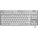Logitech G915 Tenkeyless Lightspeed White (Tactile Version) Wireless gaming keyboard - TKL format - mechanical touch switches (GL Tactile switches) - LightSpeed technology - RGB backlighting with Lightsync technology - AZERTY, French