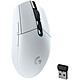 Logitech G G305 Lightspeed Wireless Gaming Mouse (Blanc) Souris sans fil pour gamer - droitier - capteur optique 12000 dpi - 6 boutons programmables - technologie sans fil Lightspeed