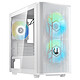 BitFenix Nova MESH M-ATX ARGB (White) Midi-tower case with tempered glass window, mesh front and 3 ARGB fans