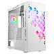 BitFenix Tracery (White) Mid tower case with tempered glass window and ARGB lighting