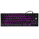 ON LAN CA-50 Gaming keyboard - TKL format - multimedia wheel - purple backlight - QWERTY, French