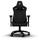 Corsair TC200 Fabric (Black) Gaming chair - soft fabric upholstery - 4D armrests - 180° reclining backrest - weight limit 121 kg