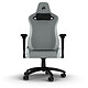 Corsair TC200 Fabric (Grey) Gaming chair - soft fabric upholstery - 4D armrests - 180° reclining backrest - weight limit 121 kg