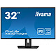 iiyama 31.5" LED - ProLite XB3270QS-B5 Ecran PC 2.5K - 2560 x 1440 pixels - 4 ms - Format large 16/9 - Dalle IPS - DisplayPort/HDMI/DVI - Pivot - Haut-parleurs - Noir