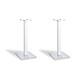 Dali Stand E-601 White Pair of stands for bookshelf speakers with spikes and cable glands
