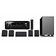 Pioneer HTP-076-B Black 5.1 home cinema receiver with AV receiver, subwoofer, compact front, centre and surround speakers - 6x 150W/channel - Dolby Atmos/DTS:X - Dolby Vision/HDR10 - 4x HDMI 2.0 HDCP 2.2 - Bluetooth