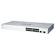 Cisco CBS220-16T-2G Conmutador web gestionable de 16 puertos 10/100/1000 Mbps L2 + 2 ranuras SFP de 1 Gbps