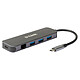 D-Link DUB-2334 Hub USB-C 5-en-1 vers USB/USB-C/Ethernet + Power Delivery (60 W)