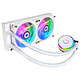 Cooler Master MasterLiquid PL240 FLUX White Edition ARGB 240mm All-in-One CPU Liquid Cooler for Intel and AMD Socket