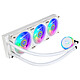 Cooler Master MasterLiquid PL360 FLUX White Edition ARGB 360mm All-in-One CPU Liquid Cooler for Intel and AMD Socket