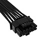 Nota Cavo Corsair 600W 12+4 pin PCIe Gen 5 - Nero