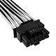 Avis Corsair câble 600W 12+4 broches PCIe Gen 5 - Noir/Blanc