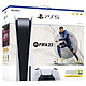 Sony PlayStation 5 + FIFA 23 Ultra HD 8K console - AMD Ryzen Zen 2 - AMD RDNA 2 10.28 TFLOPs - 16 GB GDDR6 - SSD 825 GB - 3D sound - wireless controller + FIFA 23 game