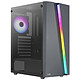 Aerocool Blade (Black) Mid tower case with tempered glass side window and front RGB backlight