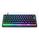 ROCCAT Magma Mini (Black) Ultra-compact 60% gamer keyboard - membrane switches - 16.8 million colour RGB backlighting on 5 zones with 10 LEDs - AZERTY, French