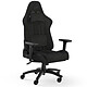 Corsair TC100 Relaxed Fabric (Black) Gaming chair - soft fabric cover - 2D armrests - 160° reclining backrest - weight capacity 120 kg