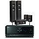 Yamaha RX-V6A Black + Jamo S 807 HCS Black 7.2 Home Cinema Receiver - 160W/Channel - FM/DAB Tuner - HDMI 8K/60 Hz - 4K/120Hz - HDR10+ - Wi-Fi/Bluetooth/AirPlay 2 - Multiroom + 5.0 Speaker Pack