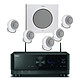 Yamaha RX-V6A Black + Cabasse Eole 4 White 7.2 Home Cinema Receiver - 160W/Channel - FM/DAB Tuner - HDMI 8K/60 Hz - 4K/120Hz - HDR10+ - Wi-Fi/Bluetooth/AirPlay 2 - Multiroom + 5.1 Speaker Pack