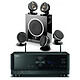 Yamaha RX-V6A Noir + Focal Dôme Flax Pack 5.1 Noir Ampli-tuner Home Cinema 7.2 - 160W/canal - Tuner FM/DAB - HDMI 8K/60 Hz - 4K/120Hz - HDR10+ - Wi-Fi/Bluetooth/AirPlay 2 - Multiroom + Pack d'enceintes 5.1