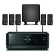 Yamaha RX-V6A Noir + Cambridge Audio MINX S325 Noir Ampli-tuner Home Cinema 7.2 - 160W/canal - Tuner FM/DAB - HDMI 8K/60 Hz - 4K/120Hz - HDR10+ - Wi-Fi/Bluetooth/AirPlay 2 - Multiroom + Pack d'enceintes 5.1
