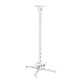 Vivolink VLMC350L-W (White) Universal ceiling mount for projectors up to 35 kg with height adjustment from 74.5 cm to 114.5 cm