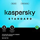 Kaspersky Anti-Virus 2023 Standard - Licenza di 1 anno per 3 workstation Antivirus - Licenza di 1 anno per 3 computer (francese, Windows, MacOS, iOS, Android)