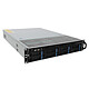 Textorm TXNC2U65-8H2P Rack casecon montaggio a rack 2U a 8 alloggiamenti SATA/SAS con alimentatore ridondante da 550W 80PLUS Platinum + guide di montaggio