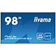 iiyama 98" LED - ProLite LH9852UHS-B3 3840 x 2160 pixels 16:9 - IPS - 1200:1 - 500 cd/m² - 8 ms - Android OS - HDMI/DisplayPort/DVI - Ethernet - Haut-parleurs intégrés - 24/7 - Noir
