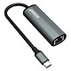 INOVU INADPETHCPD USB-C 3.0 to Gigabit Ethernet 10/100/1000 Mbps Network Adapter + USB-C Power Delivery 100W (18 cm)