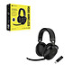 Corsair HS65 Wireless (Black) Dolby Audio 7.1 circum-aural wireless headset for gamers - Microphone - Memory foam - PC/Mac/PS4/PS5