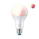 WiZ LED RGB/White connected bulb 13 W (eq. 100 W) A67 E27 Connected LED light bulb, RGB/White, E27 Wi-Fi compatible Amazon Alexa / Google Assistant